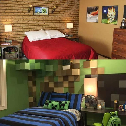 Lámpara Antorcha Pixel – Decoración Gaming